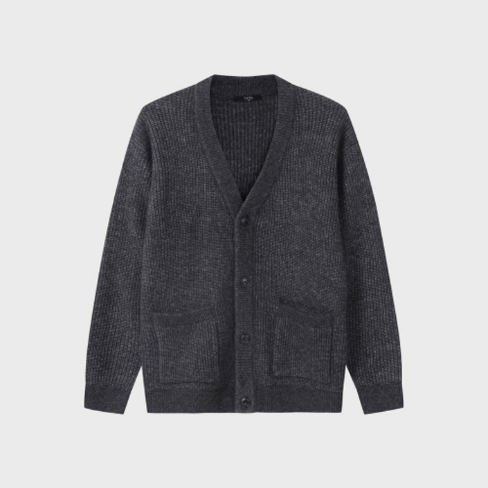 TOPTEN 남성 알파카 블렌드 포켓 가디건MSE4EC1931