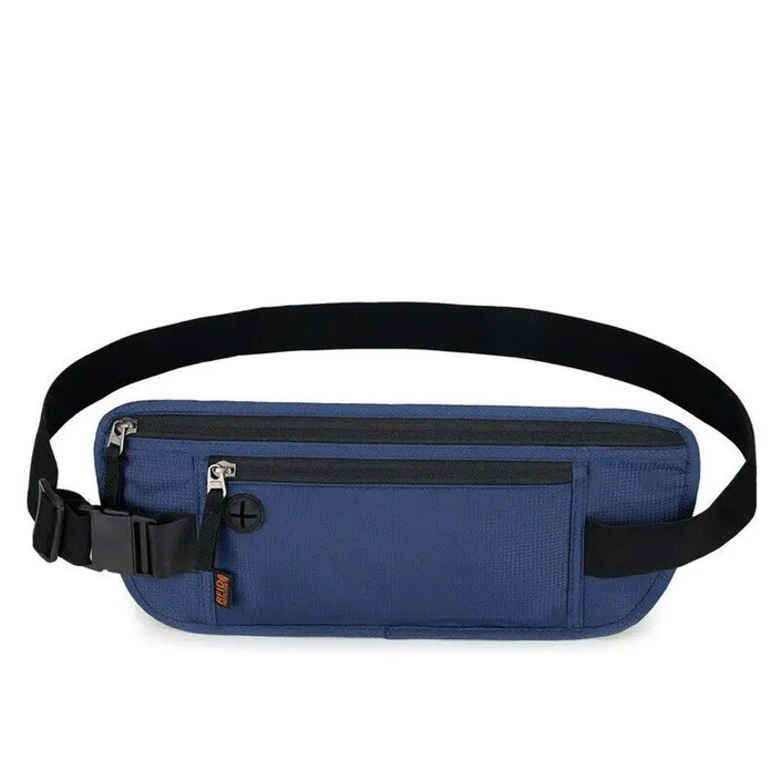 RFID 차단 방수 스포츠 여행용 휴대폰 돈 벨트 가방 패니 팩 남녀 숨김 지갑 여권 홀더 가방 대용량
