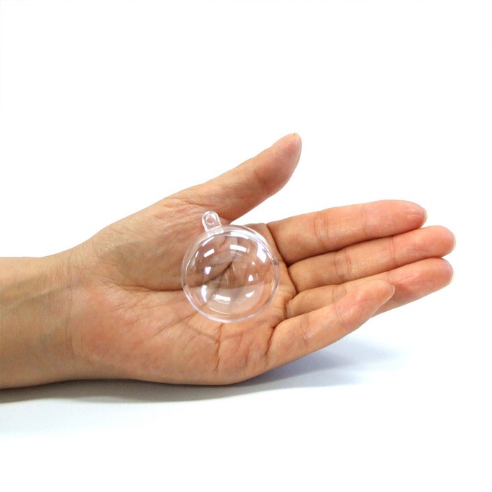 고리투명캡슐 4cm 100개 크리스마스공 둥근캡슐 뽑기, 100개 고리투명캡슐 4cm 100개 크리스마스공 둥근캡슐 뽑기, 100개