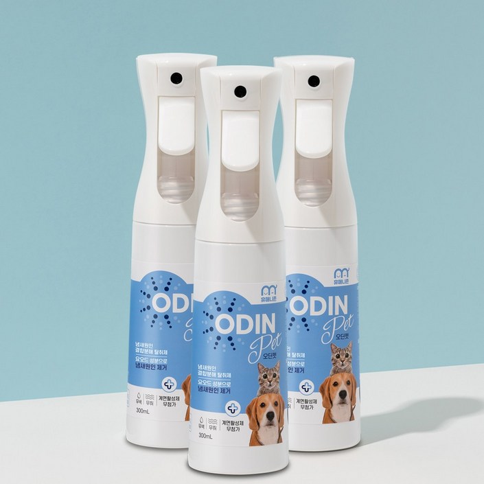 미국 아마존 판매 1위 동일성분 휴매니존 오딘펫 300ml , 3개, 강아지 고양이 탈취제 소변 오줌 배변냄새 제거, 3개, 300ml 미국 아마존 판매 1위 동일성분 휴매니존 오딘펫 300ml , 3개, 강아지 고양이 탈취제 소변 오줌 배변냄새 제거, 3개, 300ml