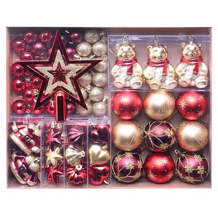 크리스마스 트리 장식볼 오너먼트 100p, B타입