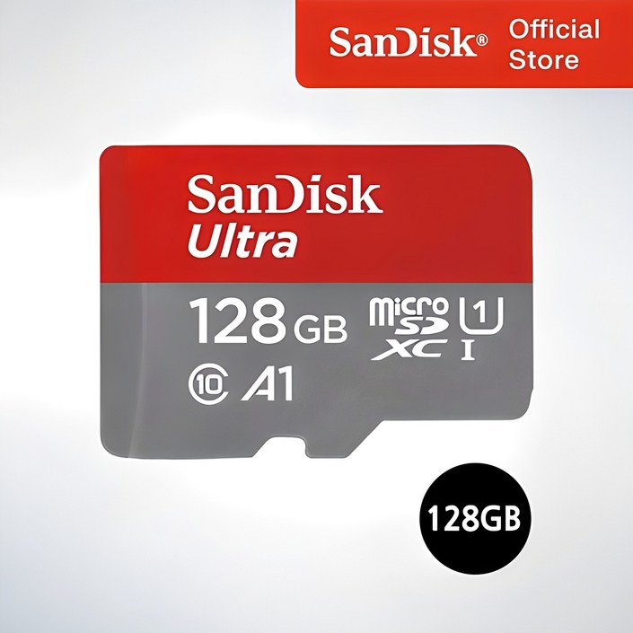 샌디스크코리아 공식인증정품  마이크로 SD 카드 SDXC ULTRA 울트라 QUAB 128GB