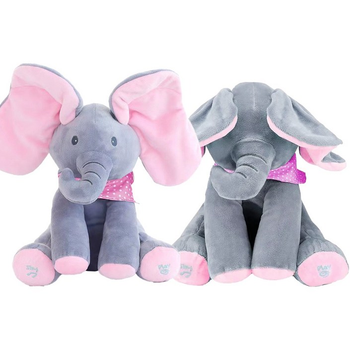 키즈브릭스 피카부 까꿍 멜로디 코끼리 인형