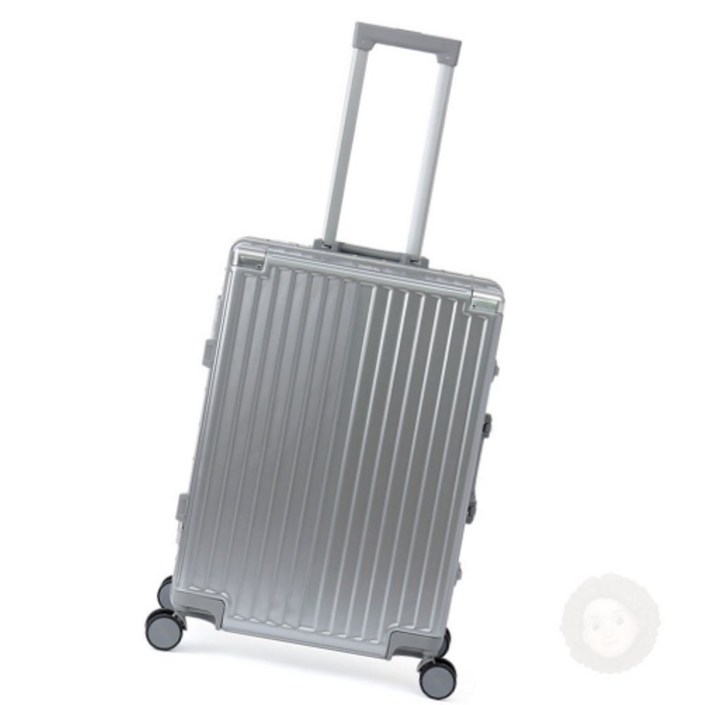 [염셀러제안샵] 여행용 캐리어 24형 실버 항공캐리어