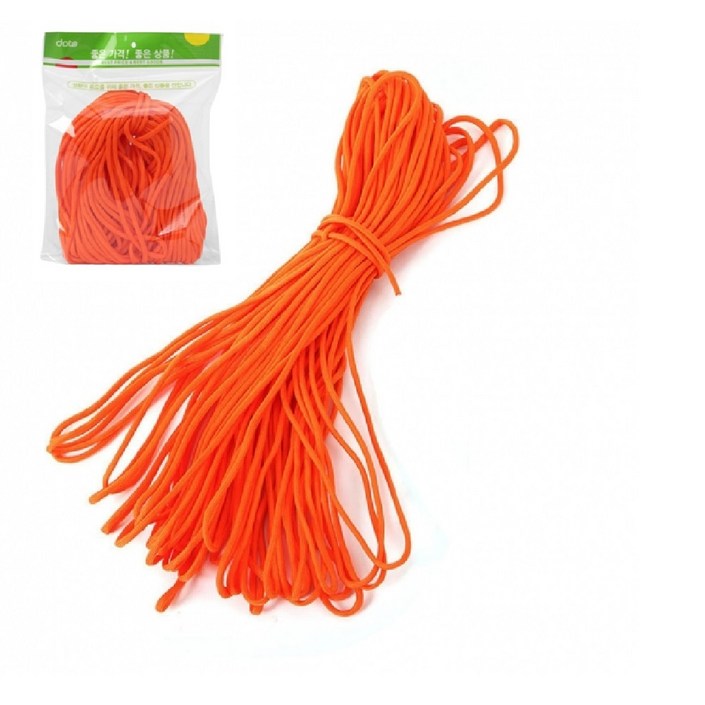 DN 긴 캠핑로프 스트링 스트랩 끈 고정 31M 오렌지, 오렌지