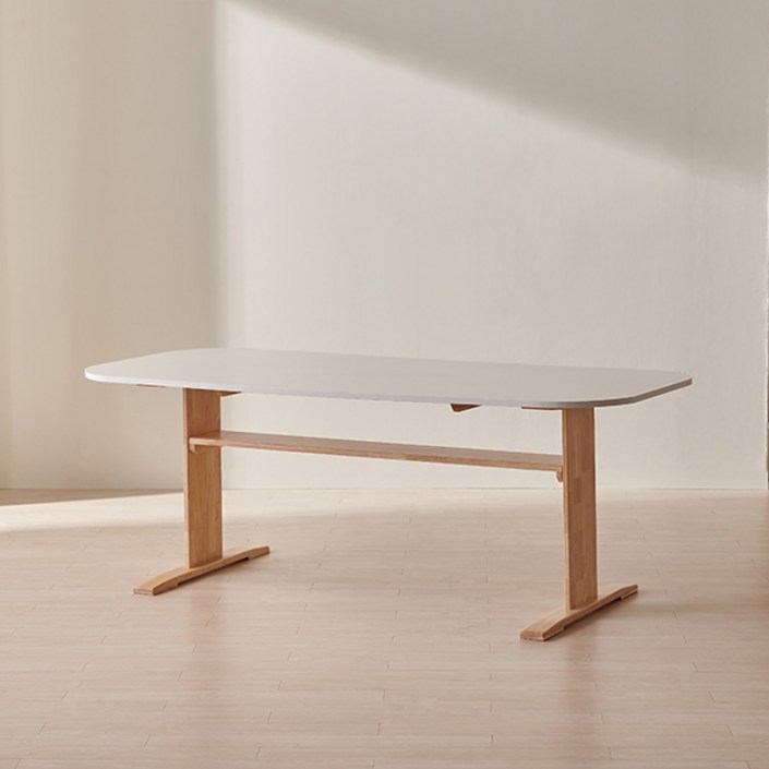 [삼익가구]마이 리빙다이닝 6인용 원목 식탁 테이블