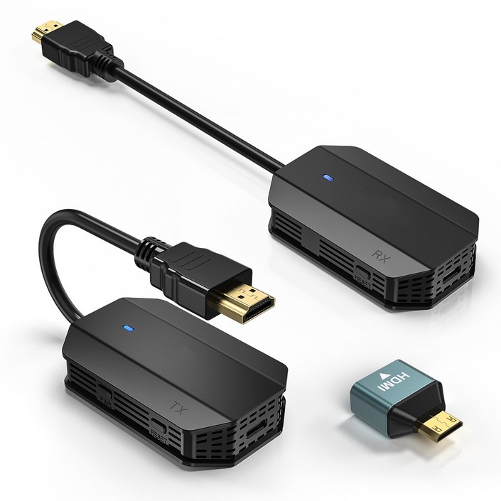 무선 HDMI 송신기 수신기 1080P 디스플레이 동글키트 익스텐더 AV 어댑터 노트북 TV 프로젝터 모니터, WH-YA08, 1개