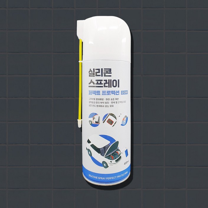 J299 실리콘스프레이 퍼펙트 프로텍션 420ML 정우케미칼 고무보호제 플라스틱보호제 실리콘구리스 플라스틱복원제 실리콘 노즐 일체형 윤활제 J299 실리콘스프레이 퍼펙트 프로텍션 420ML 정우케미칼 고무보호제 플라스틱보호제 실리콘구리스 플라스틱복원제 실리콘 노즐 일체형 윤활제