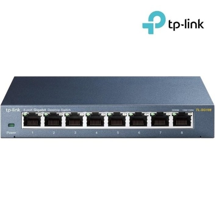기가 8포트 스위칭허브 메탈 TLSG108 WBFE296, 본상품선택, 1개