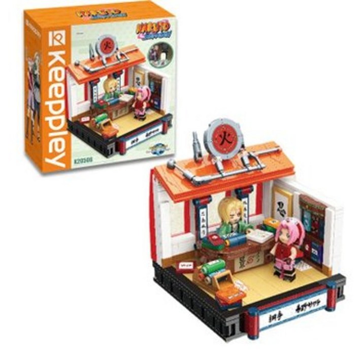 제우스 디고 나루토 호카게 오피스 피규어 하이라이트 장면 어린이 장난감 블록