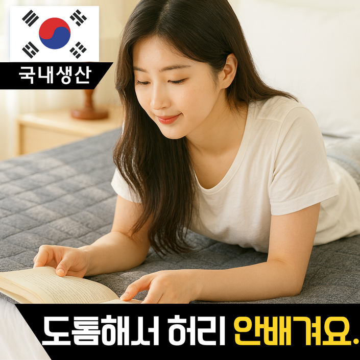 [국내생산 EMF인증] 프리미엄 탄소매트 전자파차단 온열매트 전기요