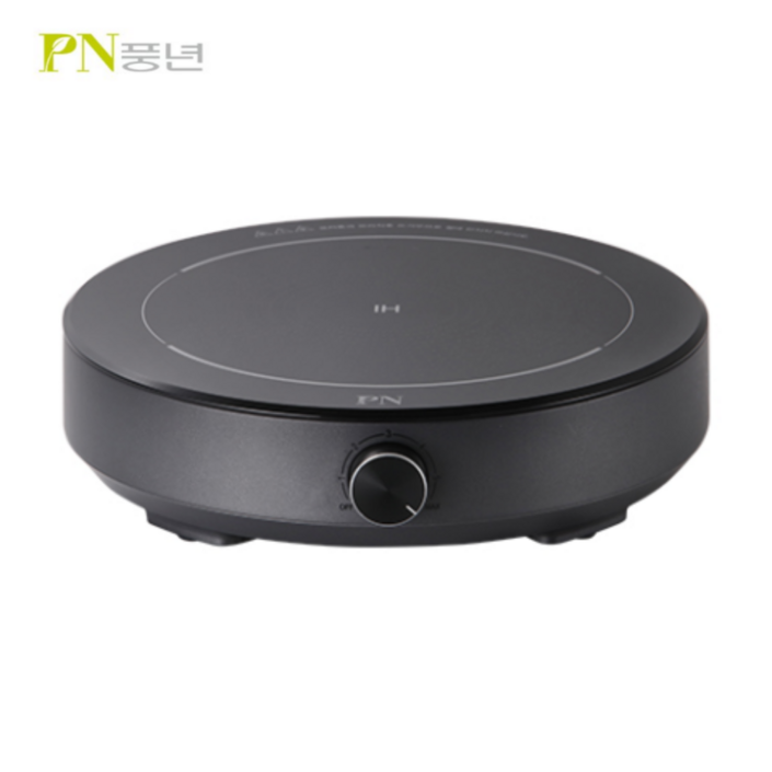 PN풍년 DIKA1200C 다이얼식 원형 가정용 캠핑용 인덕션 전기레인지 1구