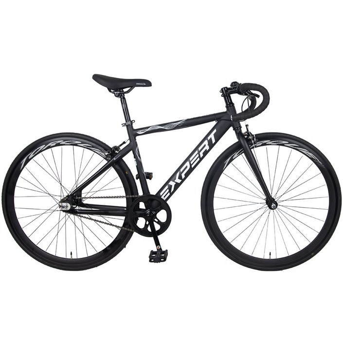 프리기어완전조립 삼천리자전거 700C 엑스퍼트 로드바이크 알루미늄 프레임 학생 출퇴근 입문용 사이클, 164cm, 1개, 380화이트