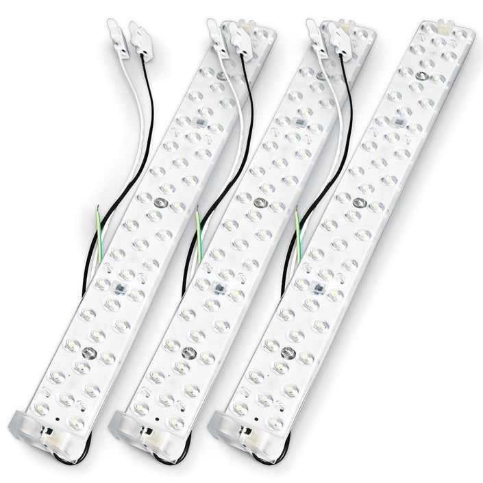 번개표 LED 모듈 리폼형 램프 조명 자석 30W 주광색 FPL 55W 대체용 3개입