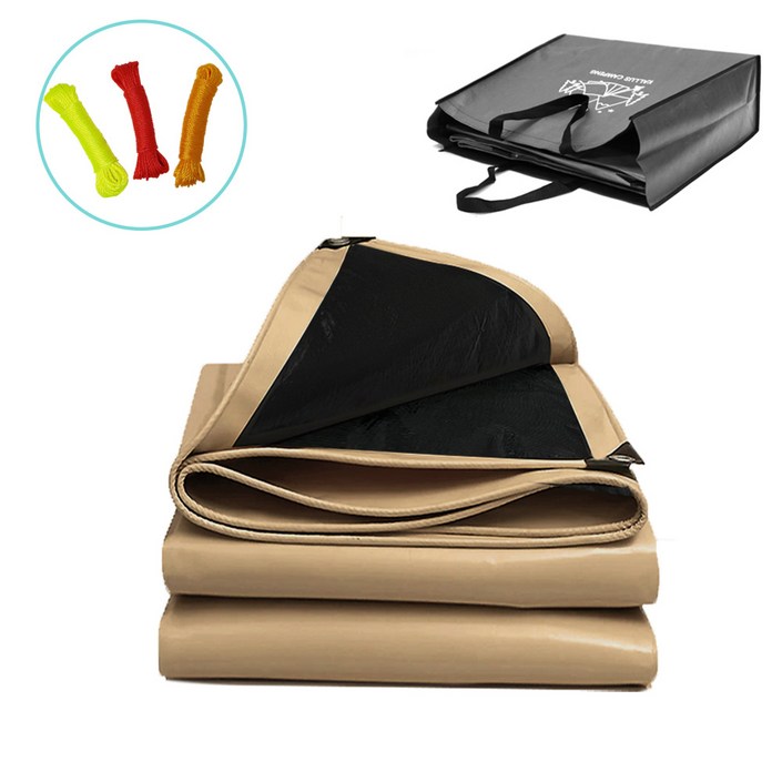 칼루스 다용도 방수포 3mx3m 타포린 그라운드시트 캠핑천막