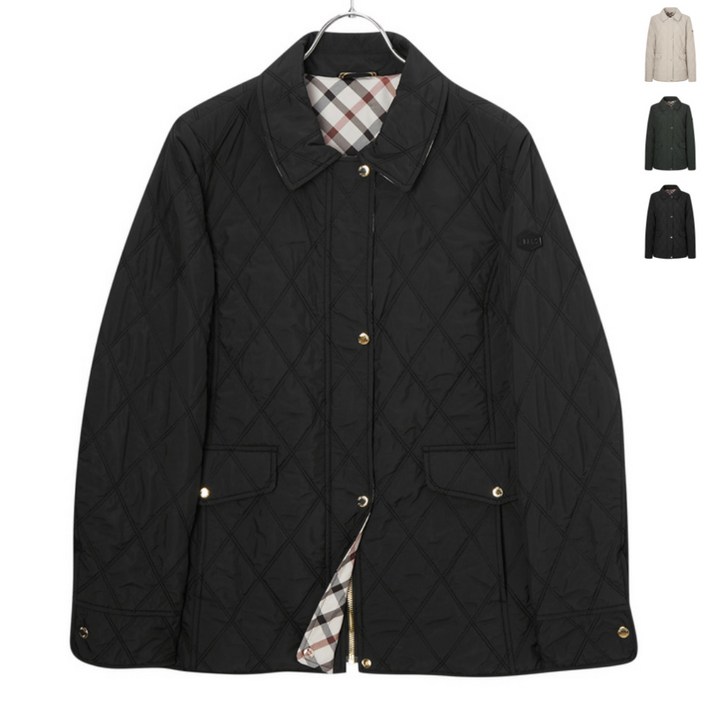 닥스 골프 우먼 로고 패치 퀼팅 점퍼 90105 size 여성 의류 경량 자켓