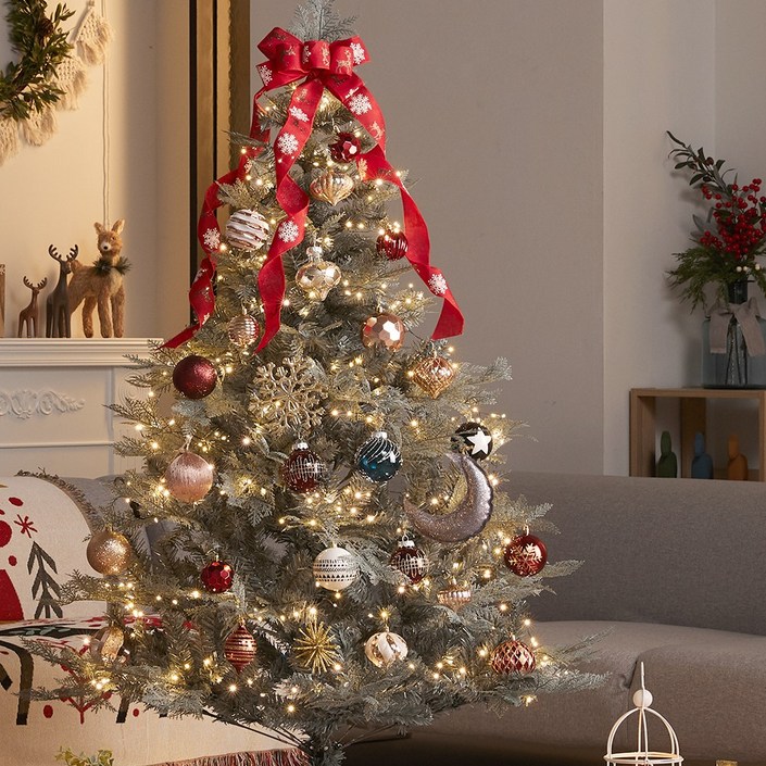 연필트리 크리스마스트리 트리 장식 LED 전구 풀세트 1.6m~2m