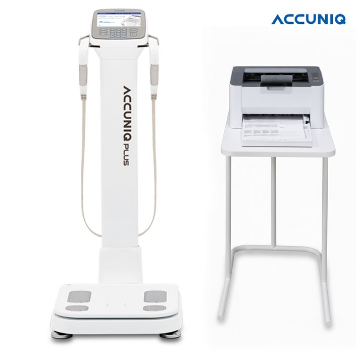 아큐닉 ACCUNIQ BC380PLUS 체지방측정기 체성분분석기 프린터테이블결과지 포함, 1개, 화이트, 제품프린터테이블결과지