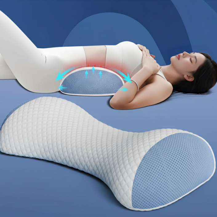 편안허리 라쿠니 요추전만 허리베개