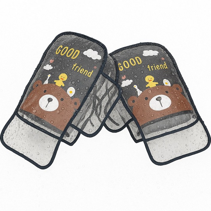 다라이프 오토바이 방한토시 방수커버 방한 방품 장갑 바람막이 핸들워머, 오토바이 방한 장갑