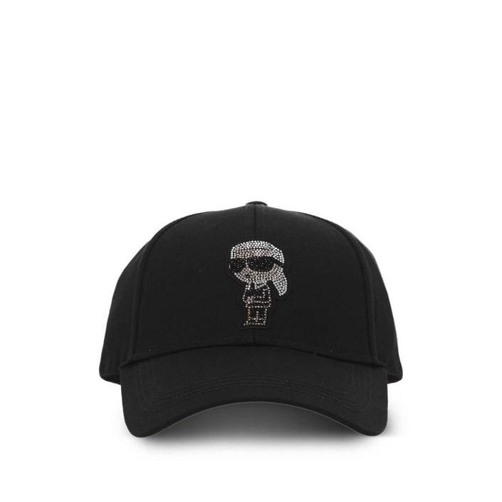 칼 라거펠트 크리스털 장식 베이스볼 캡 모지