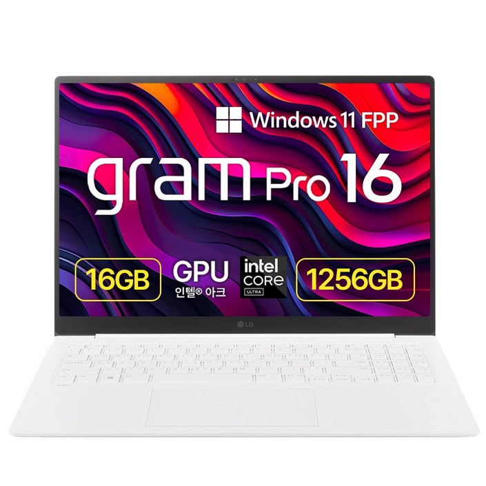 LG 그램 프로 16ZD90SPGX56K Ultra5 16GB 256GB, 에센스 화이트, 16ZD90SPGX56K Win11 FPP 개봉설치, 1256GB, 16GB, WIN11 Home LG 그램 프로 16ZD90SPGX56K Ultra5 16GB 256GB, 에센스 화이트, 16ZD90SPGX56K Win11 FPP 개봉설치, 1256GB, 16GB, WIN11 Home