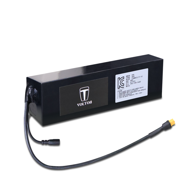 48V(10~60Ah 용량선택가능)_전동킥보드, 전기자전거 배터리_KC인증 국산 리튬이온배터리_볼턴배터리, 1개