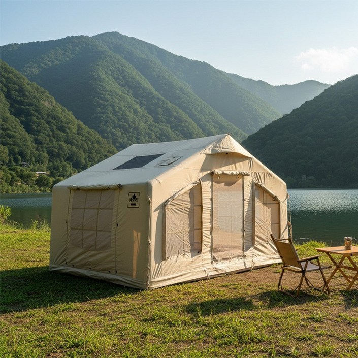 namu 아웃도어 에어텐트 8.0 옥스포드 420D 46인용 NAOS080, 46인용, 단품