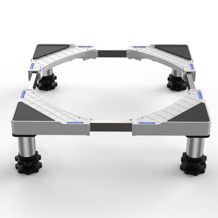 세탁기 냉장고 받침대 높이조절 진동소음감소 방수방진 다용도 바닥보호 거치대, 1개, JSDJ0043HWH