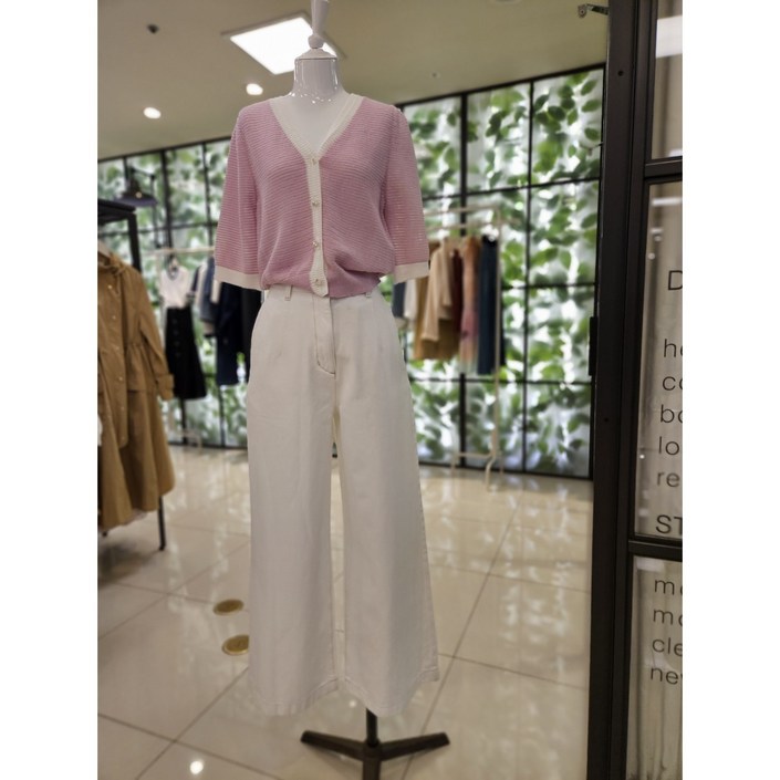 듀엘 DEWE 화이트 와이드 진 L252PSA437  NC일산