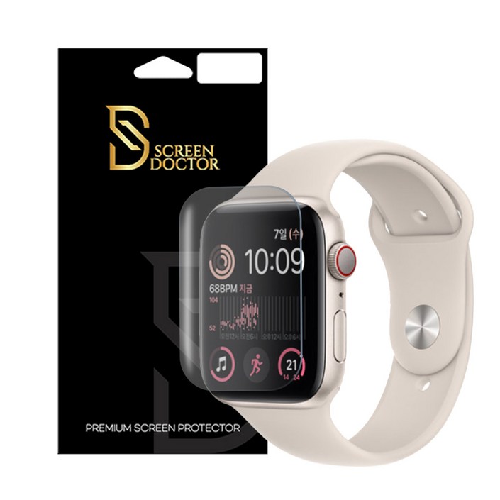 111매 스마트워치 액정 보호필름 애플워치 갤럭시 핏 자가복원