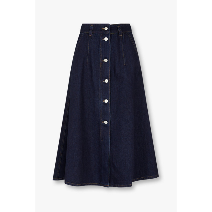 ((지컷))밴딩 슬릿 생지 데님 스커트  7224355607 뉴코아일산