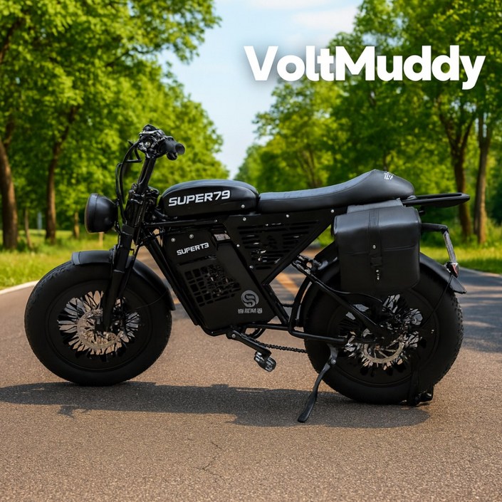 VoltMuddy 20인치 전기 펫 바이크 전동 자전거 오프로드 출퇴근 배달 산악 mtb