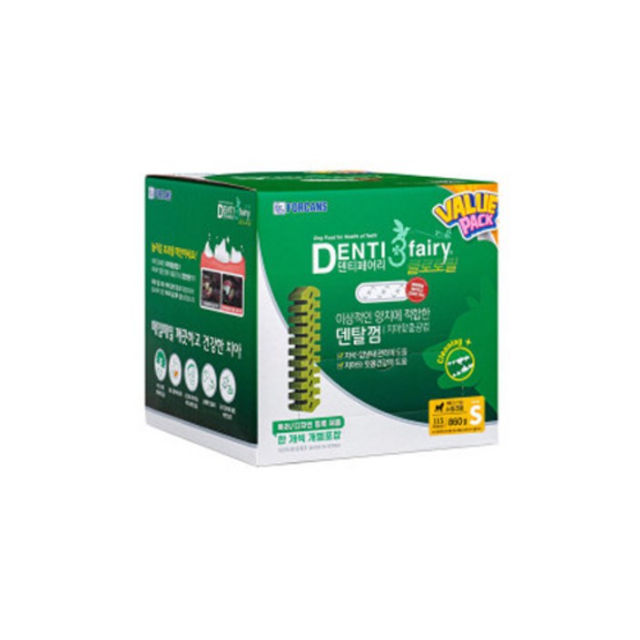 포켄스 덴티페어리 클로로필 밸류팩  S 860g 115P 강아지 덴탈껌
