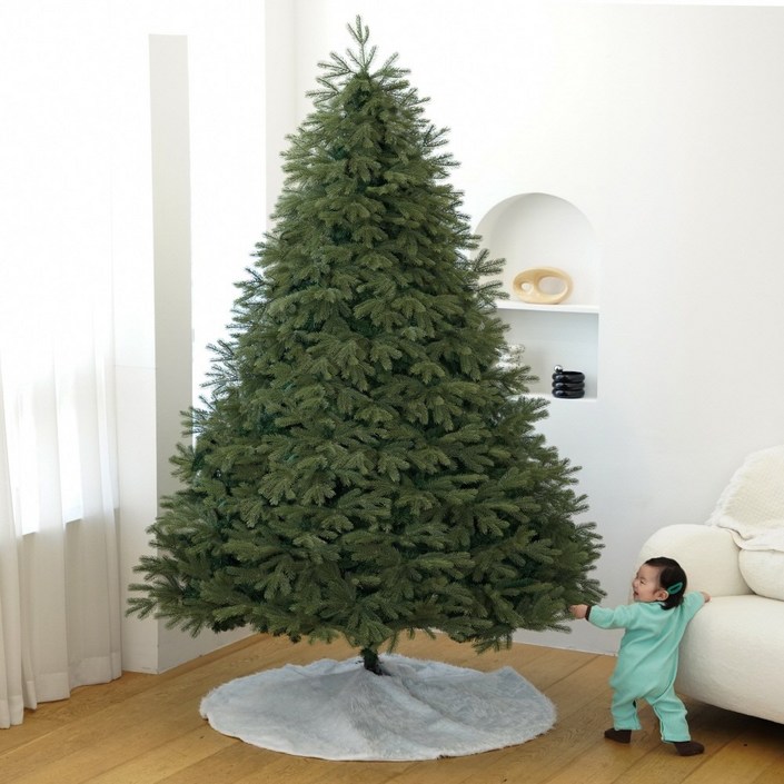 이정아트 크리스마스 트리 무장식 PE 최고급 전나무 대형