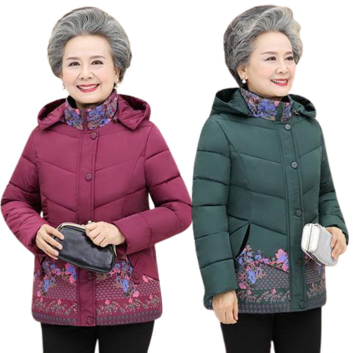 겨울 누빔 패딩점퍼 경량 패딩 자켓 중년여성 엄마옷 할머니 옷 빅사이즈 60 70대