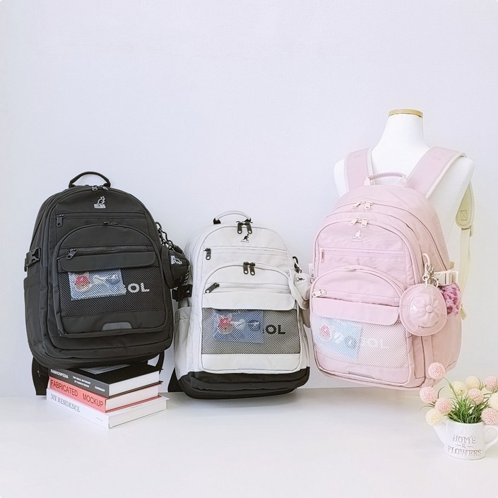 캉골 백팩 아이콘 스파크 대학생 고등학생 중학생 신학기 책가방 1486  하트키링