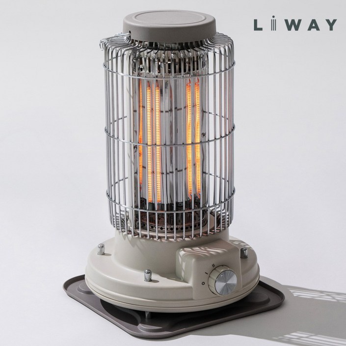 리웨이 전기히터 가정용 캠핑용 미니 발난로 카본 히터