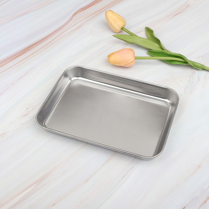 일제 미니 오븐 트레이 스텐 쟁반 직사각 omg  스텐 요리 쟁반