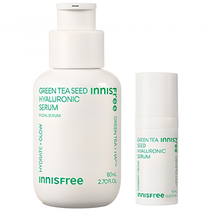 이니스프리 그린티 씨드 히알루론산 세럼 80ml  10ml 세트