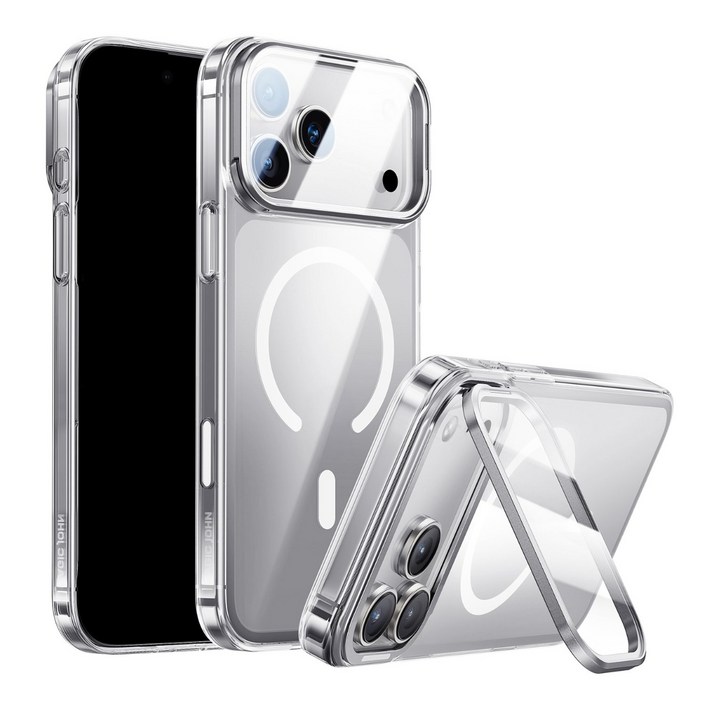 MAGIC JOHN 매직존 아이폰적용 맥세이프 핸드그립 거치대 겸용 케이스 카메라보호 촬영보조 다용도 마그네틱 일체형