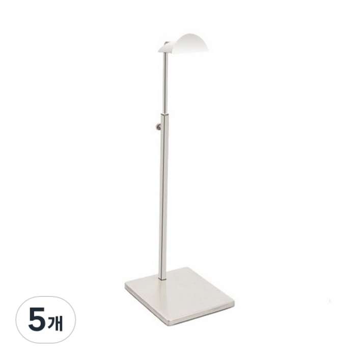 라인스 가방 거치 핸드백 진열대 매장 디스플레이 원스, 5개, 무광실버