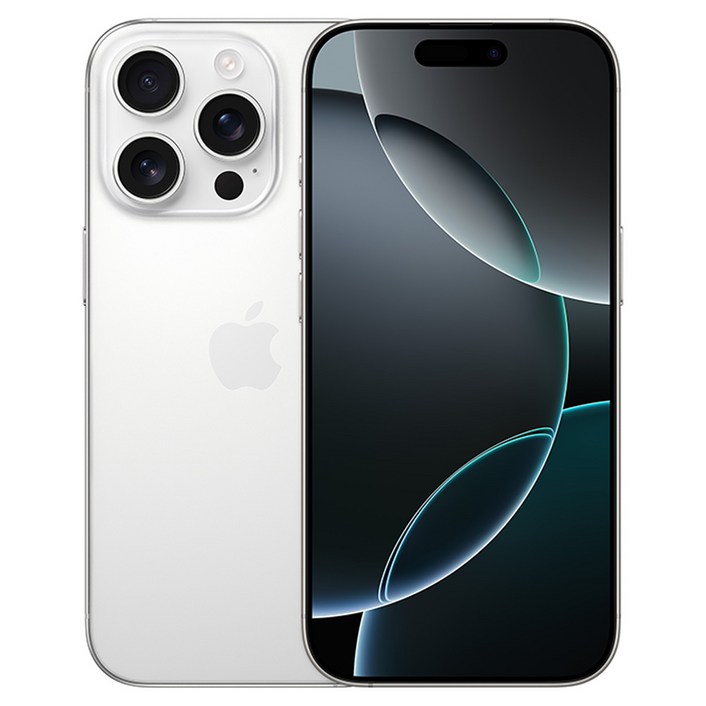 Apple 정품 아이폰 16 Pro 자급제, 화이트 티타늄, 256GB Apple 정품 아이폰 16 Pro 자급제, 화이트 티타늄, 256GB