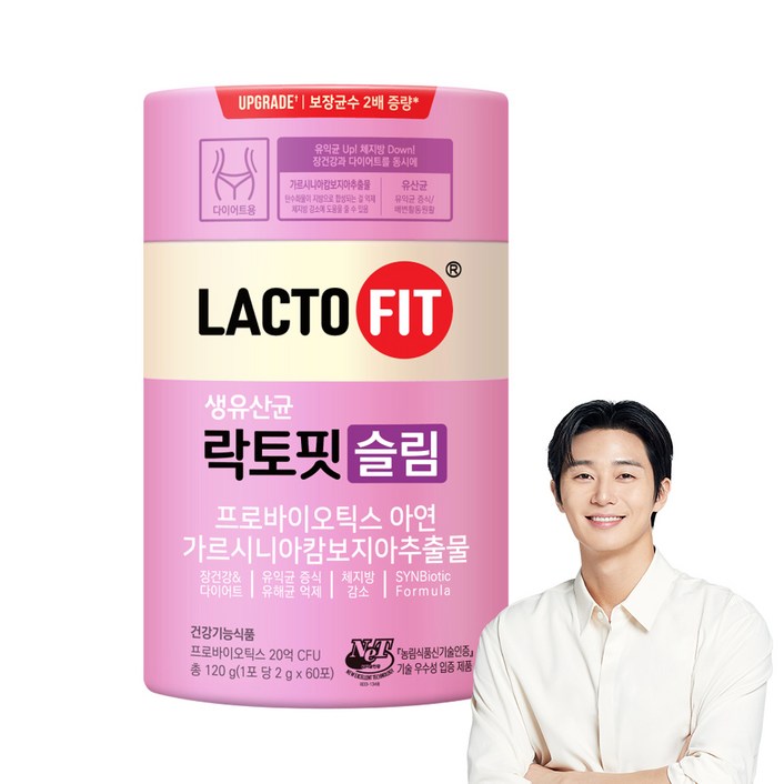 종근당건강 락토핏 슬림 유산균 60p, 120g, 1개