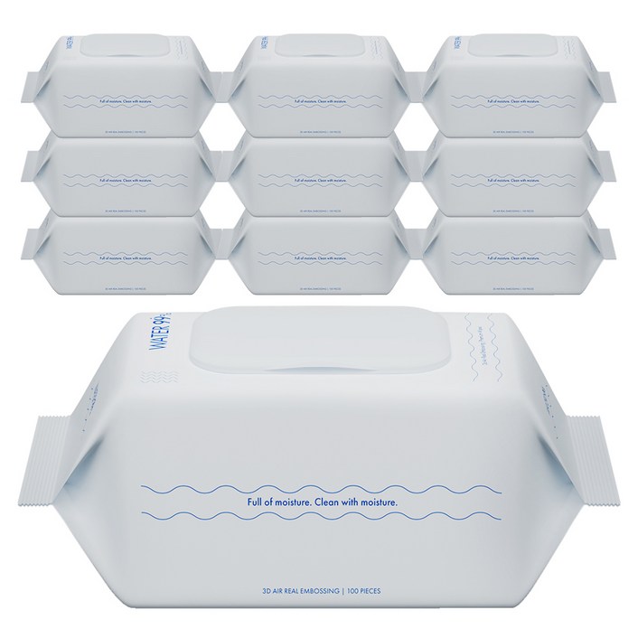 워터 99 초순수 저자극 아기물티슈 베이직 캡형