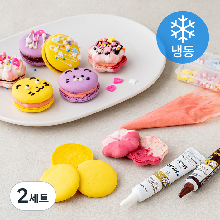 우리아이 마카롱 만들기 세트 (냉동), 268g, 2세트