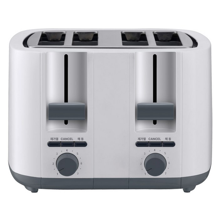 컴스 4구 와이드 슬롯 토스터기