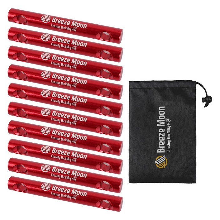 브리즈문 알로이 캠핑 막대 스토퍼 10p + 파우치 세트