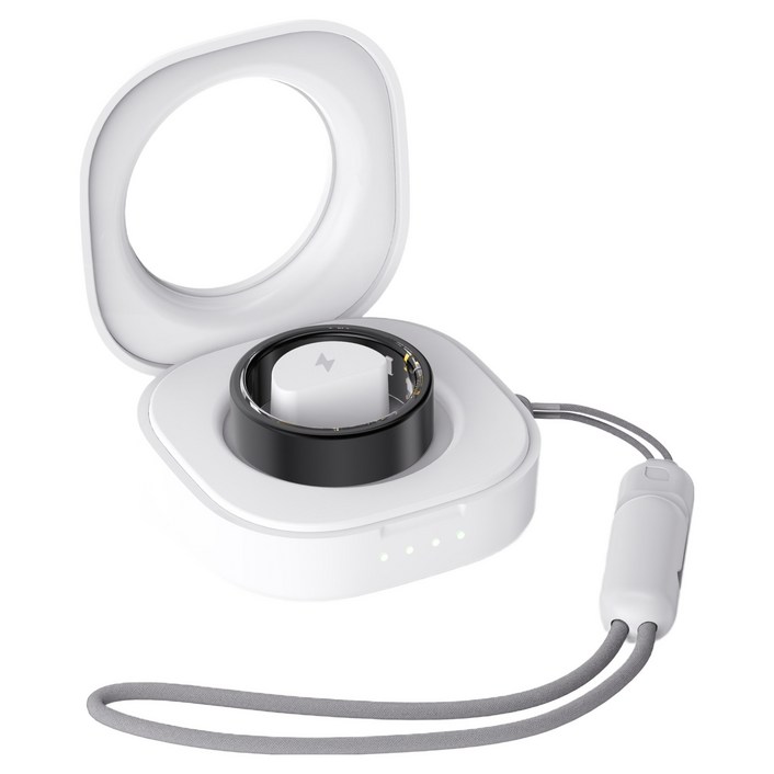 엠지텍 아이폰 갤럭시 호환 건강 모니터링 피트니스 바이오 스마트링, 8호, 블랙