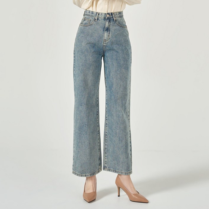 인비비드 여성용 올데이 와이드 청바지 G01I12_ij5443